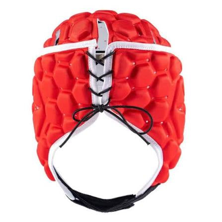 Gilbert XP 250 Rugby Headguard - Rojo