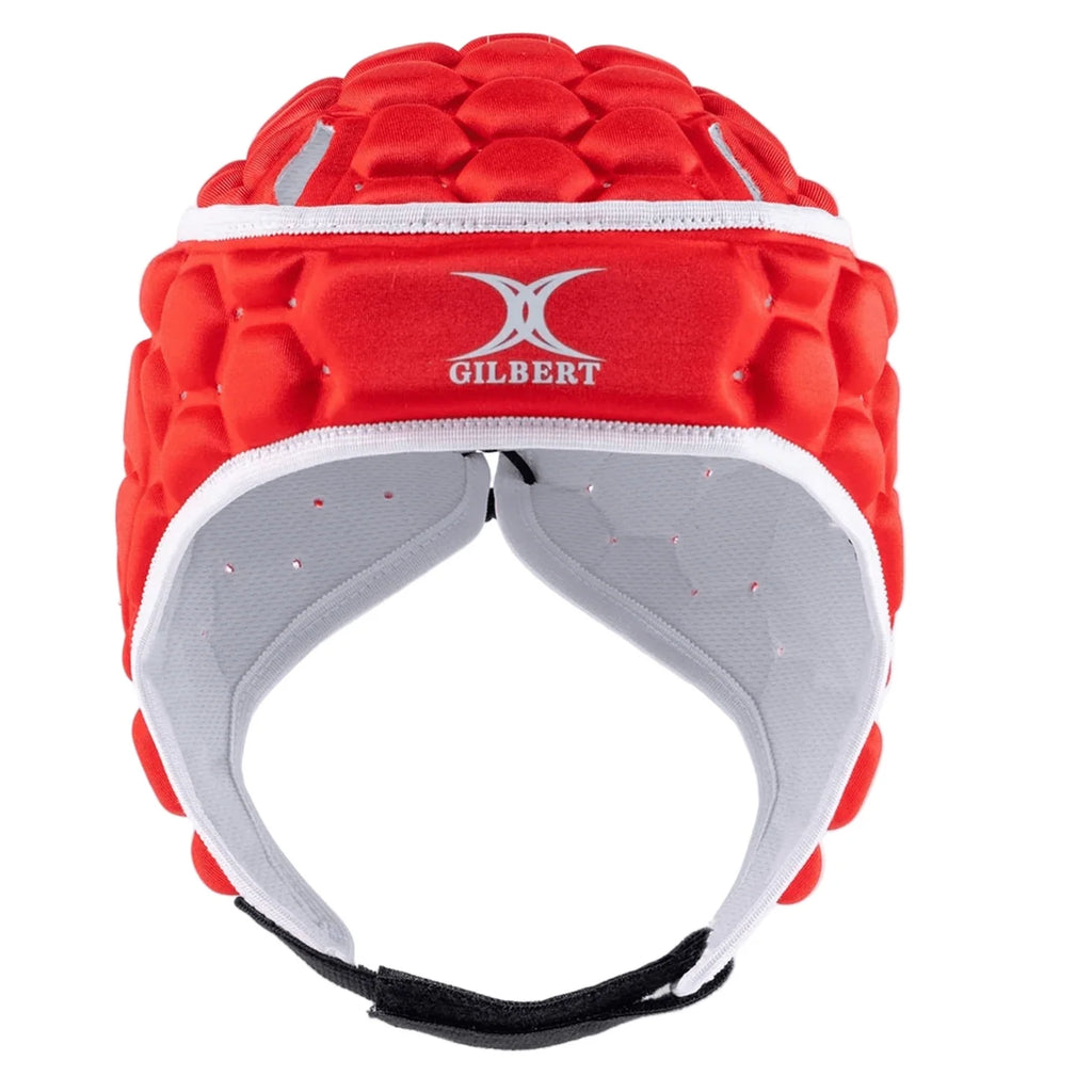 Gilbert XP 250 Rugby Headguard - Rojo