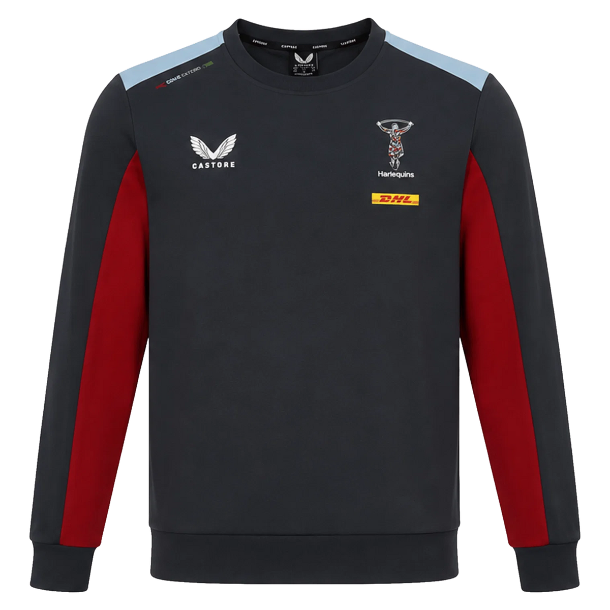 Harlequins 23/24 Training Sweatshirt - Negro manga roja