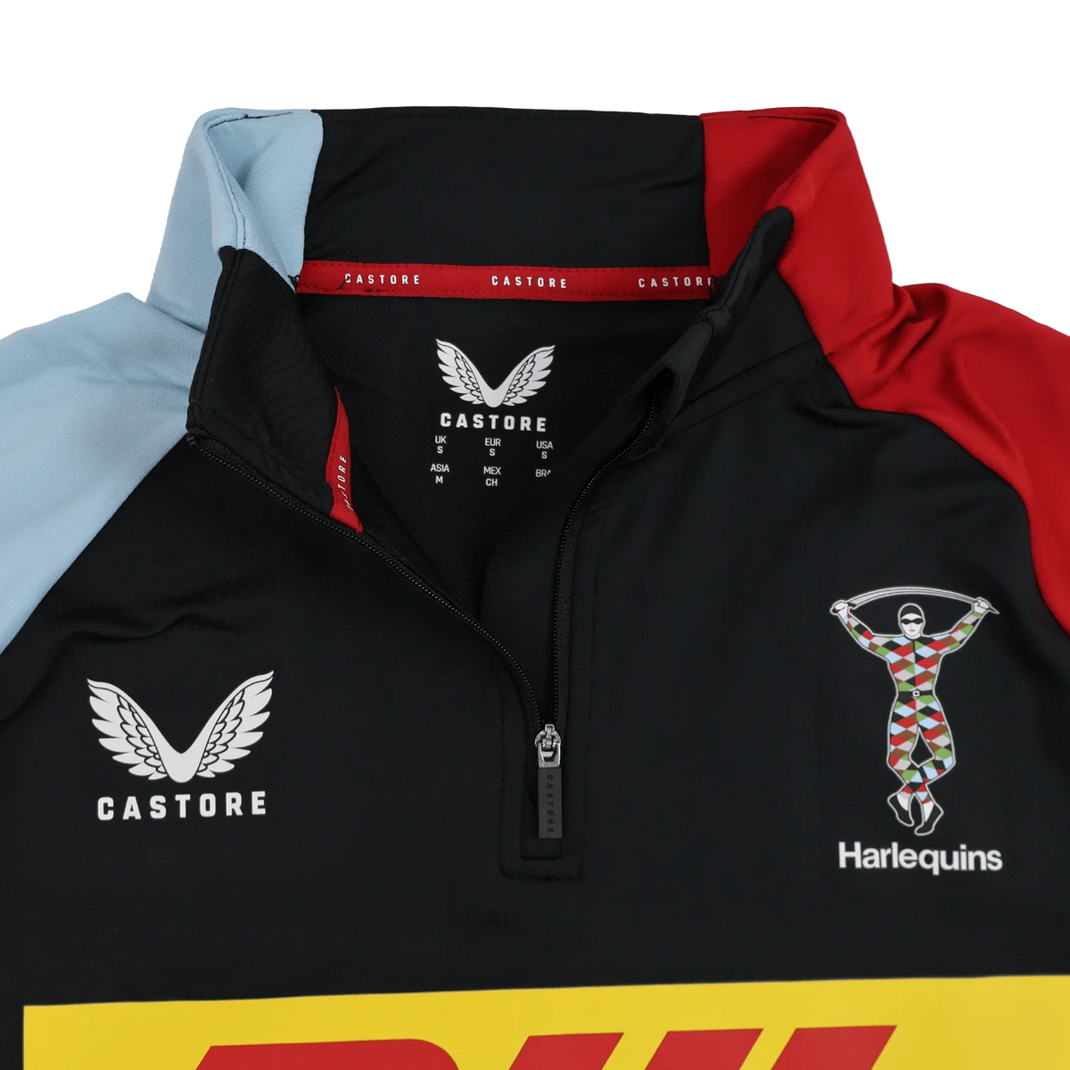 Harlequins Rugby Matchday 1/4 Zip - Negro